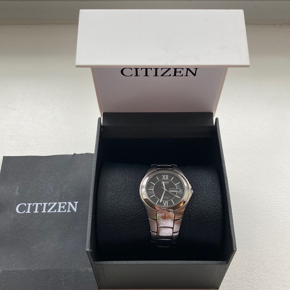 Citizen Super Titanium Armor Mens Watch, used